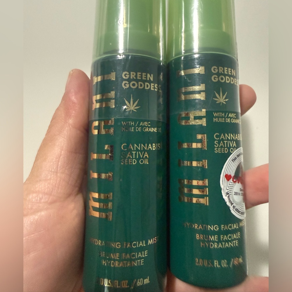 Bundle of 2 Milani Green Goddess Facial Mist